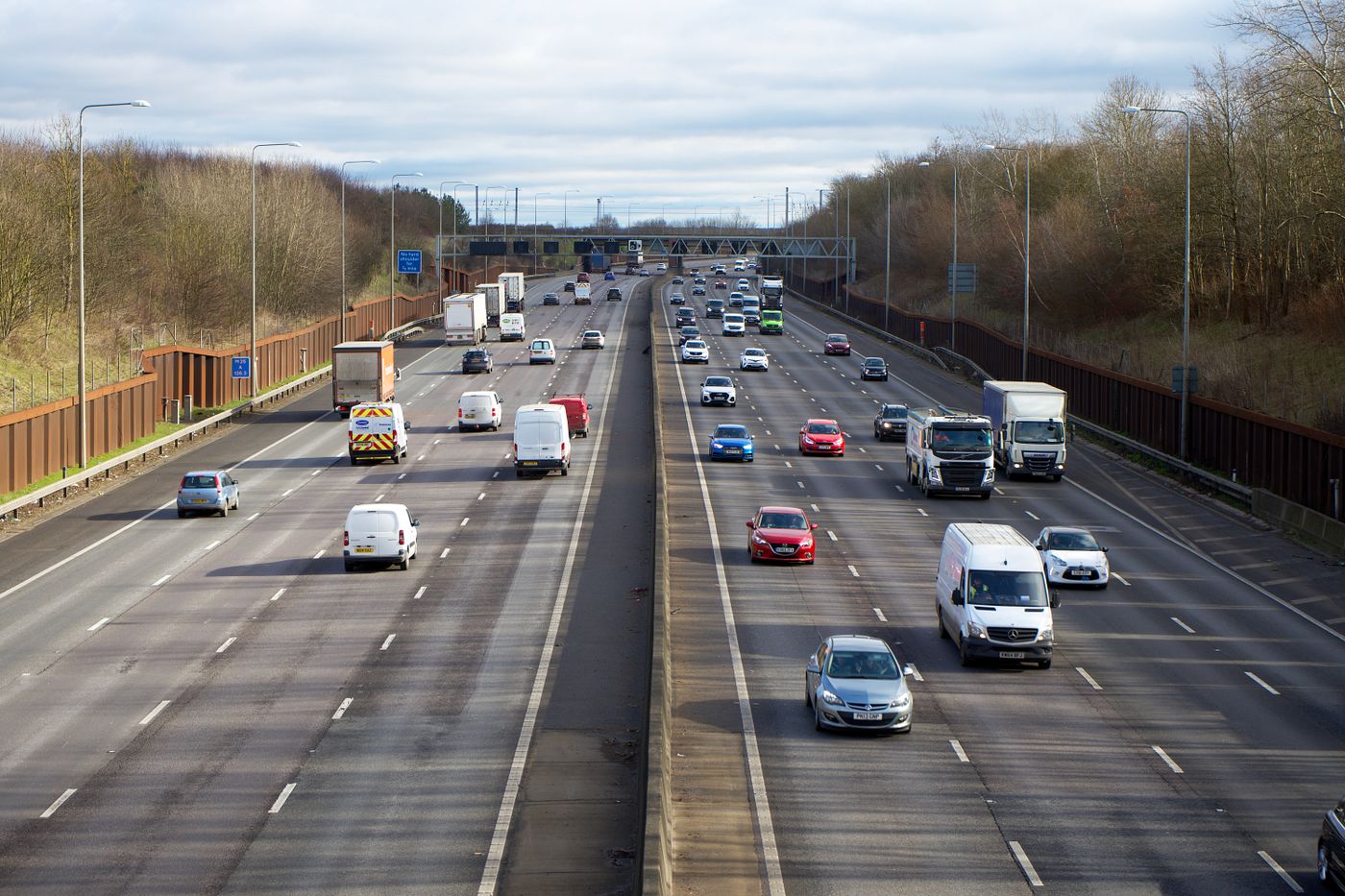 Harbrook trunk vehicles on the motorway network